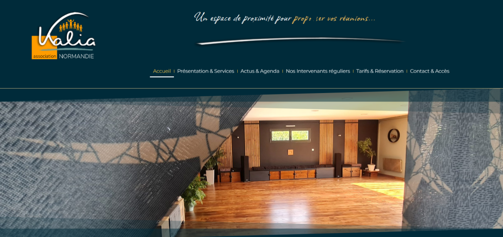 Site Kalia Normandie, location de salle