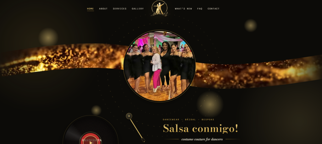 Site internet Francesita 4 U (Salsa Para Siempre) réalisé par Emmanuel Guenver